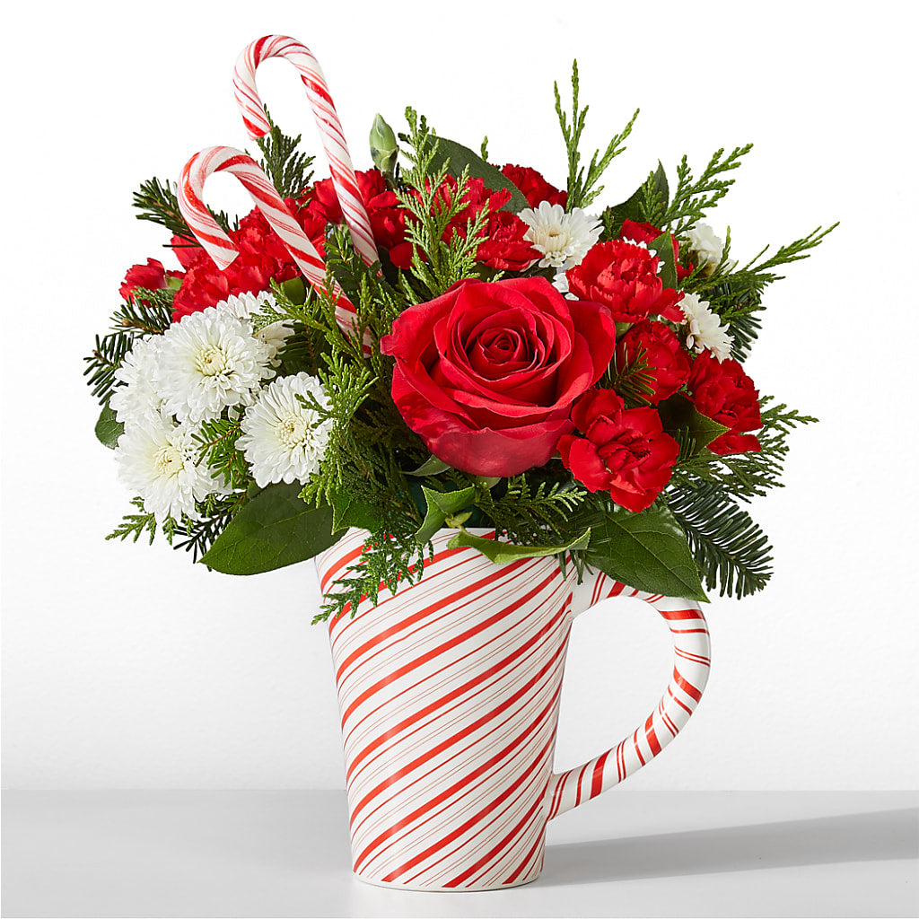 Peppermint Swirl Mug – Bath County Florist, Owingsville KY
