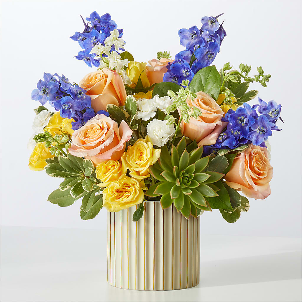 Cobalt Reverie Bouquet – Bath County Florist, Owingsville KY