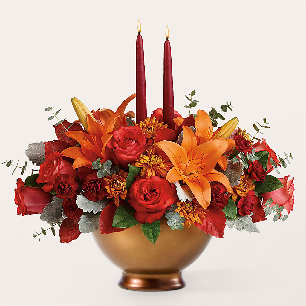 Fruits of Fall Centerpiece – Bath County Florist, Owingsville KY