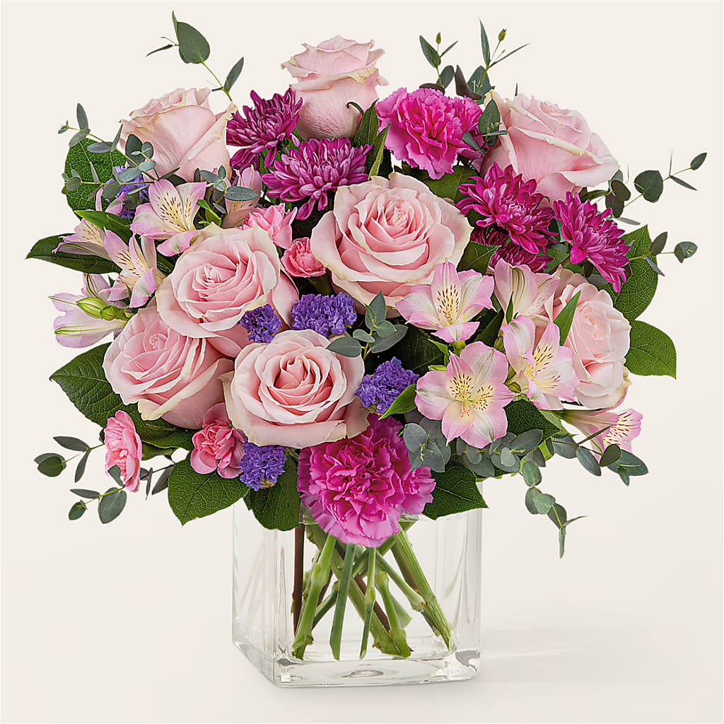 Rosy Radiance Bouquet – Bath County Florist, Owingsville KY