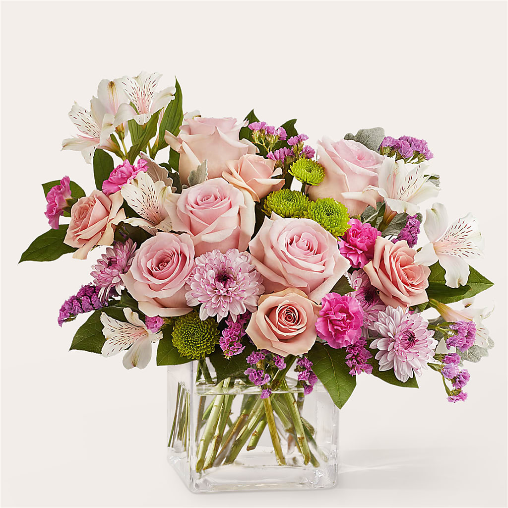 Pink Suede Bouquet – Bath County Florist, Owingsville KY