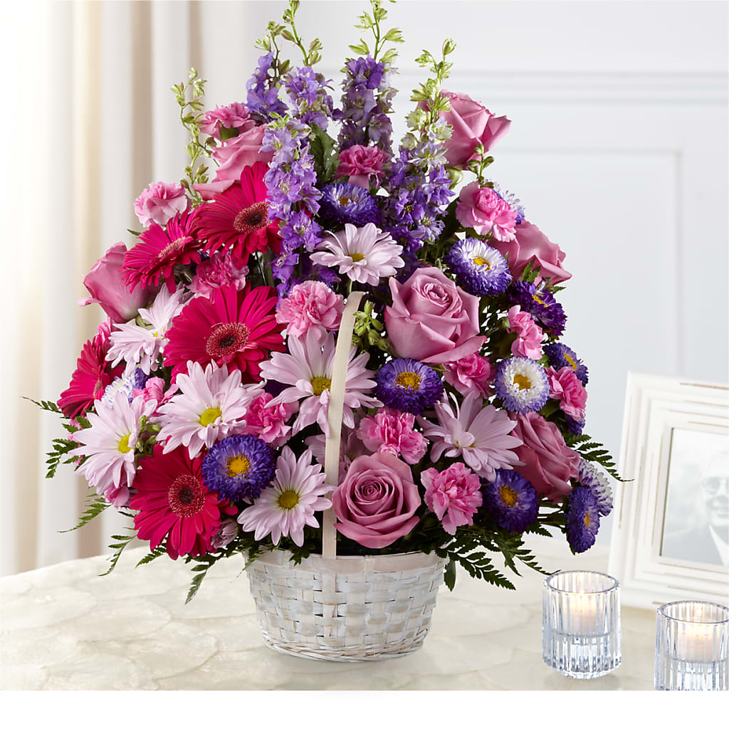 Pastel Peace Basket – Bath County Florist, Owingsville KY