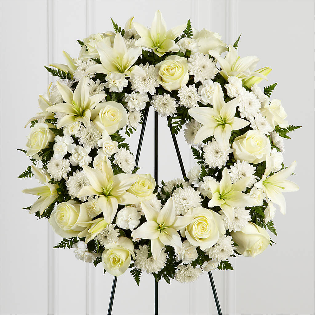 Treasured Tribute Wreath – Bath County Florist, Owingsville KY