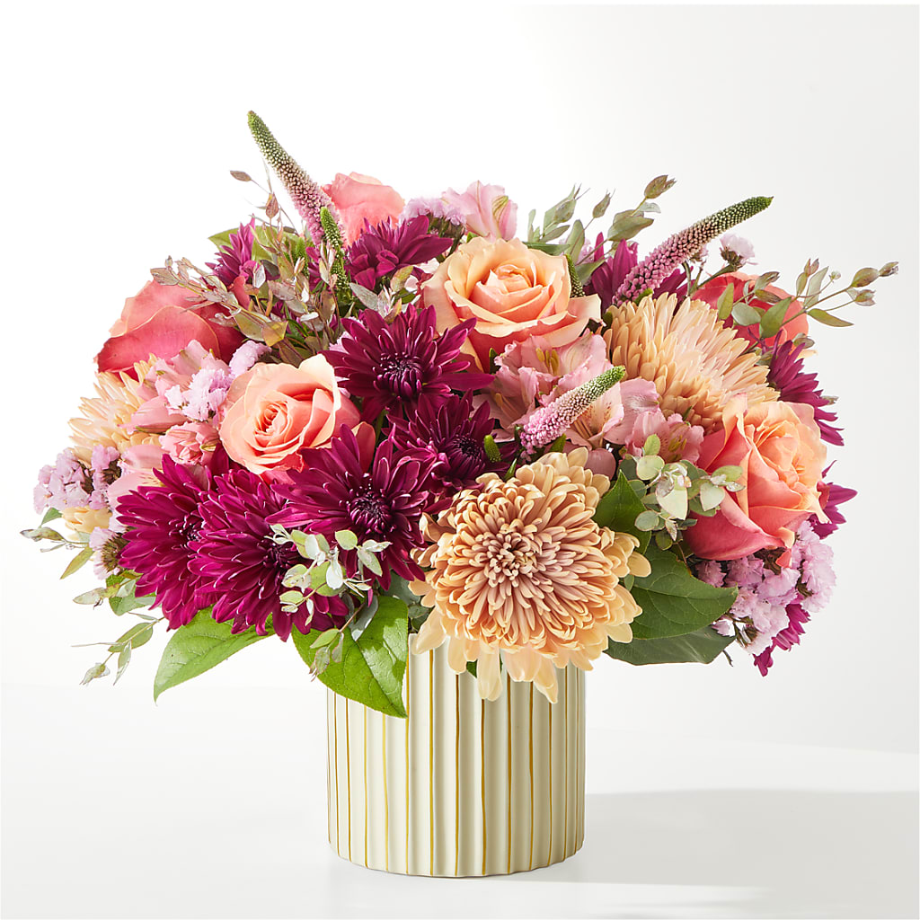 Berry Cobbler Bouquet with Ivory Vase – Bath County Florist, Owingsville KY