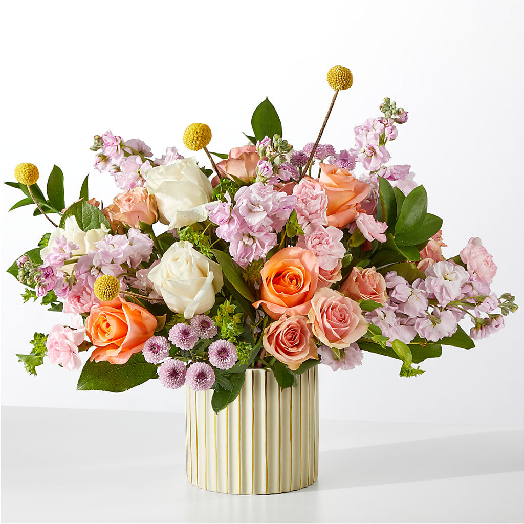 French Market Bouquet with Ivory Vase – Bath County Florist, Owingsville KY