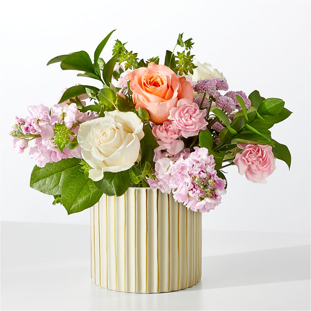 French Market Bouquet with Ivory Vase – Bath County Florist, Owingsville KY
