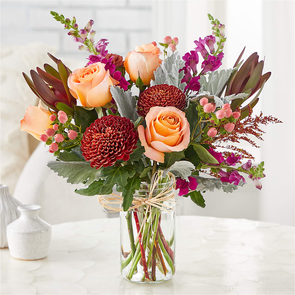 Moody Hues Bouquet – Bath County Florist, Owingsville KY