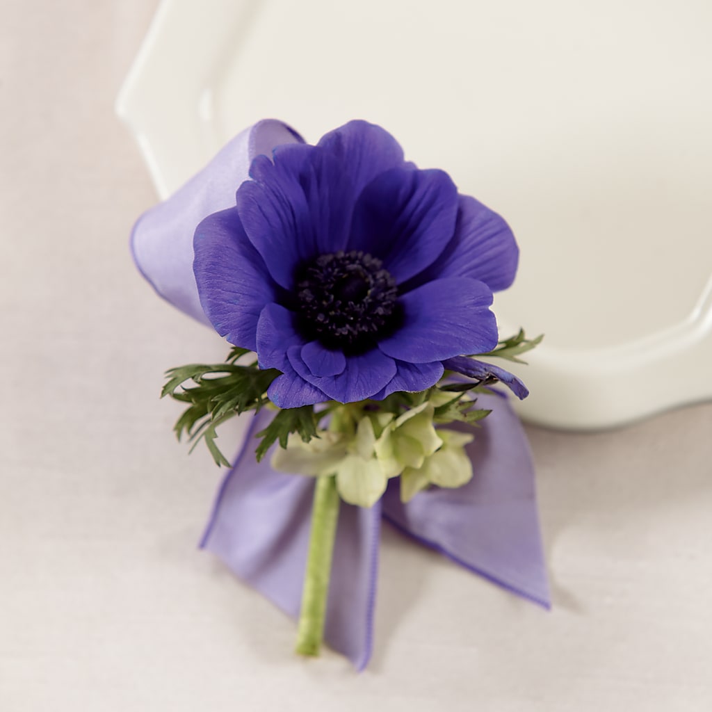 Purple Passion Boutonniere – Bath County Florist, Owingsville KY