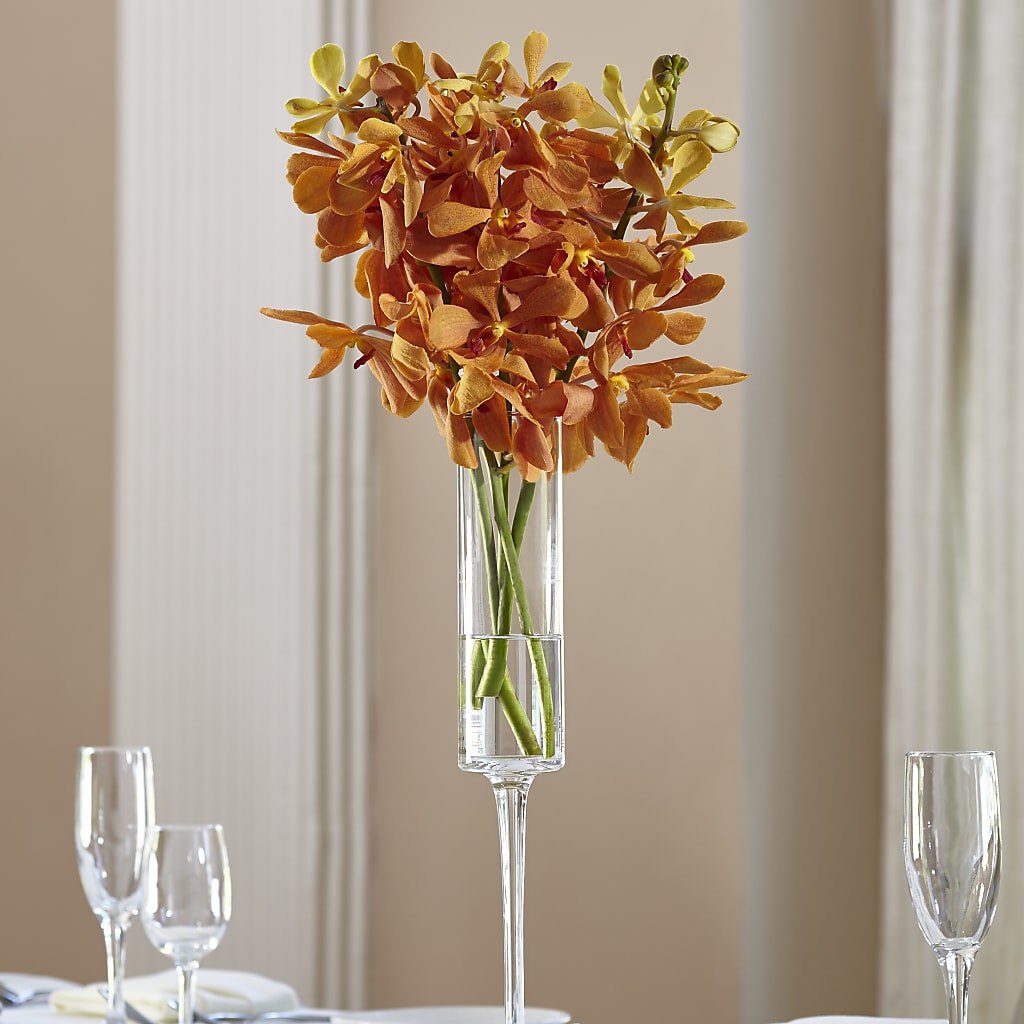 Orange Mokara Bouquet – Bath County Florist, Owingsville KY