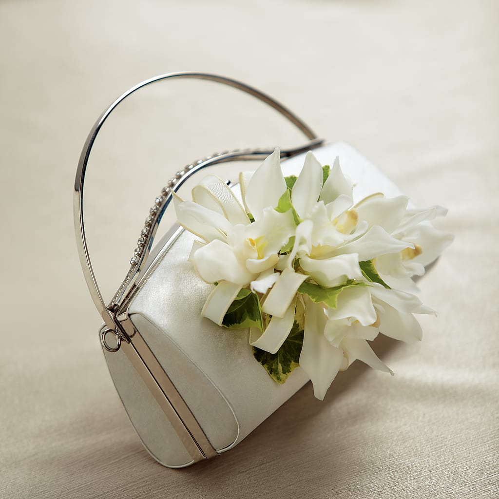 White Purse Decor – Bath County Florist, Owingsville KY