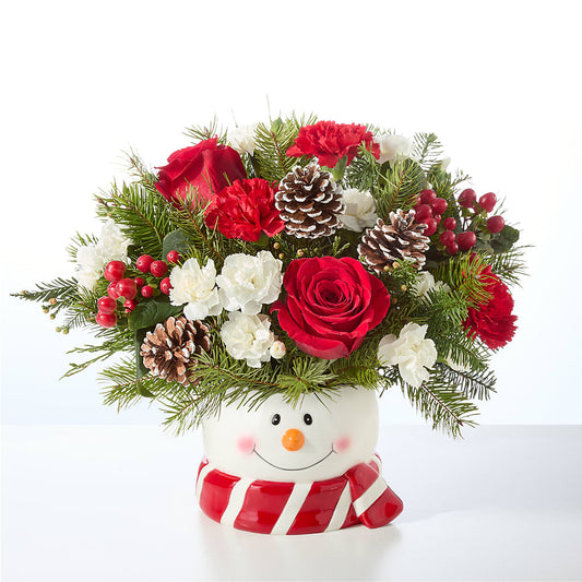 Jolly Snowman Bouquet –  Bath County Florist, Owingsville KY
