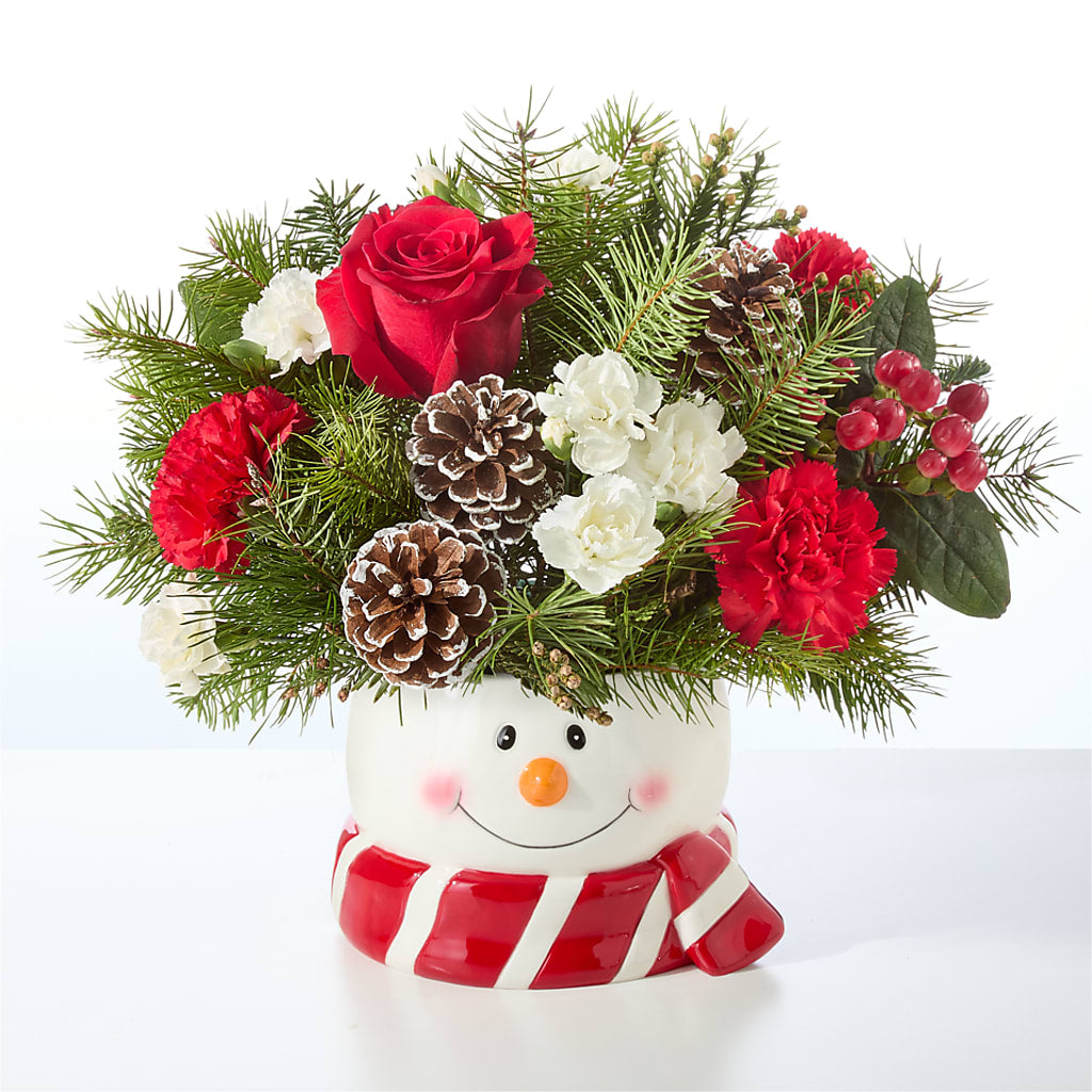 Jolly Snowman Bouquet –  Bath County Florist, Owingsville KY