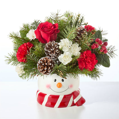 Jolly Snowman Bouquet –  Bath County Florist, Owingsville KY