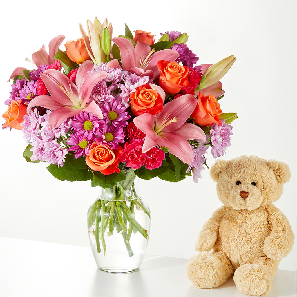 One and Only Bouquet and Bear Bundle –  Bath County Florist, Owingsville KY