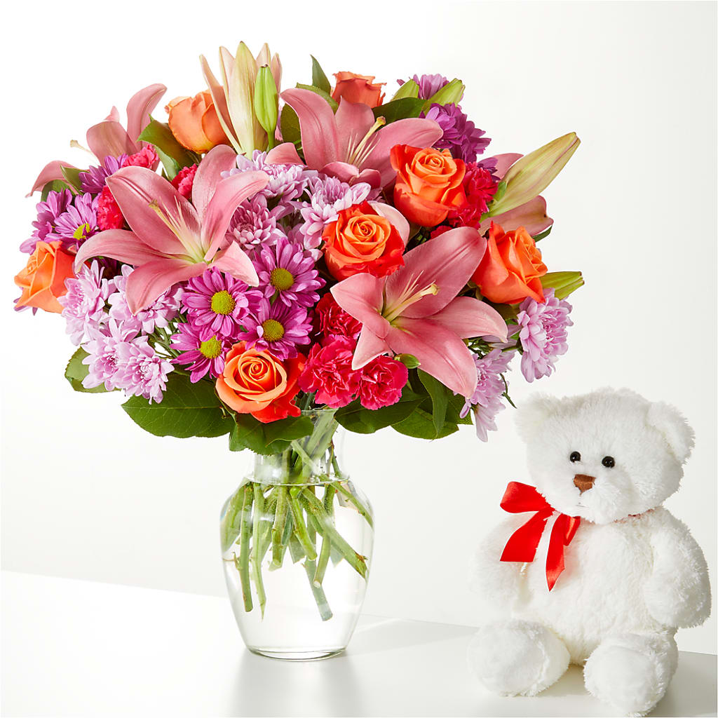 One and Only Bouquet and Bear Bundle –  Bath County Florist, Owingsville KY