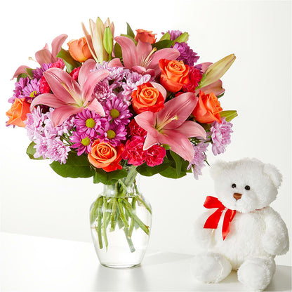 One and Only Bouquet and Bear Bundle –  Bath County Florist, Owingsville KY