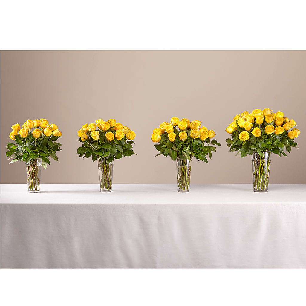 Long Stem Yellow Rose Bouquet –  Bath County Florist, Owingsville KY
