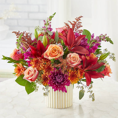 Burgundy Landscape Bouquet –  Bath County Florist, Owingsville KY