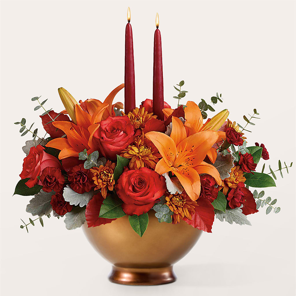 Fruits of Fall Centerpiece –  Bath County Florist, Owingsville KY