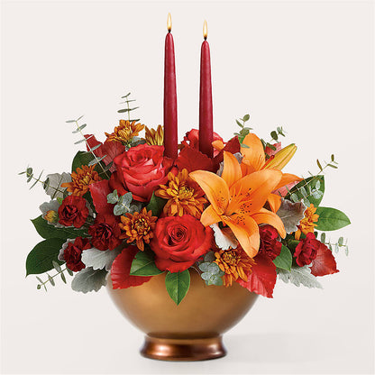 Fruits of Fall Centerpiece –  Bath County Florist, Owingsville KY