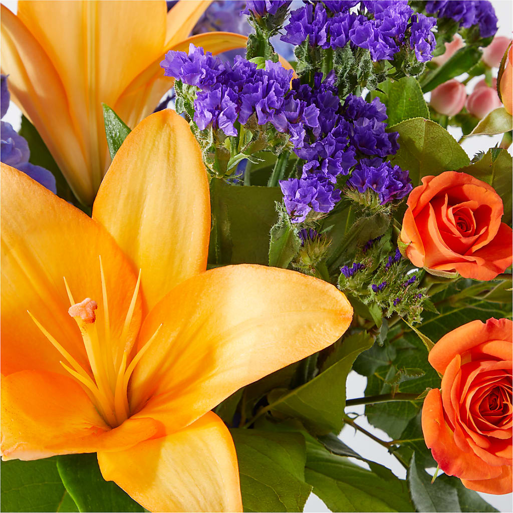 Radiant Citrus Bouquet –  Bath County Florist, Owingsville KY