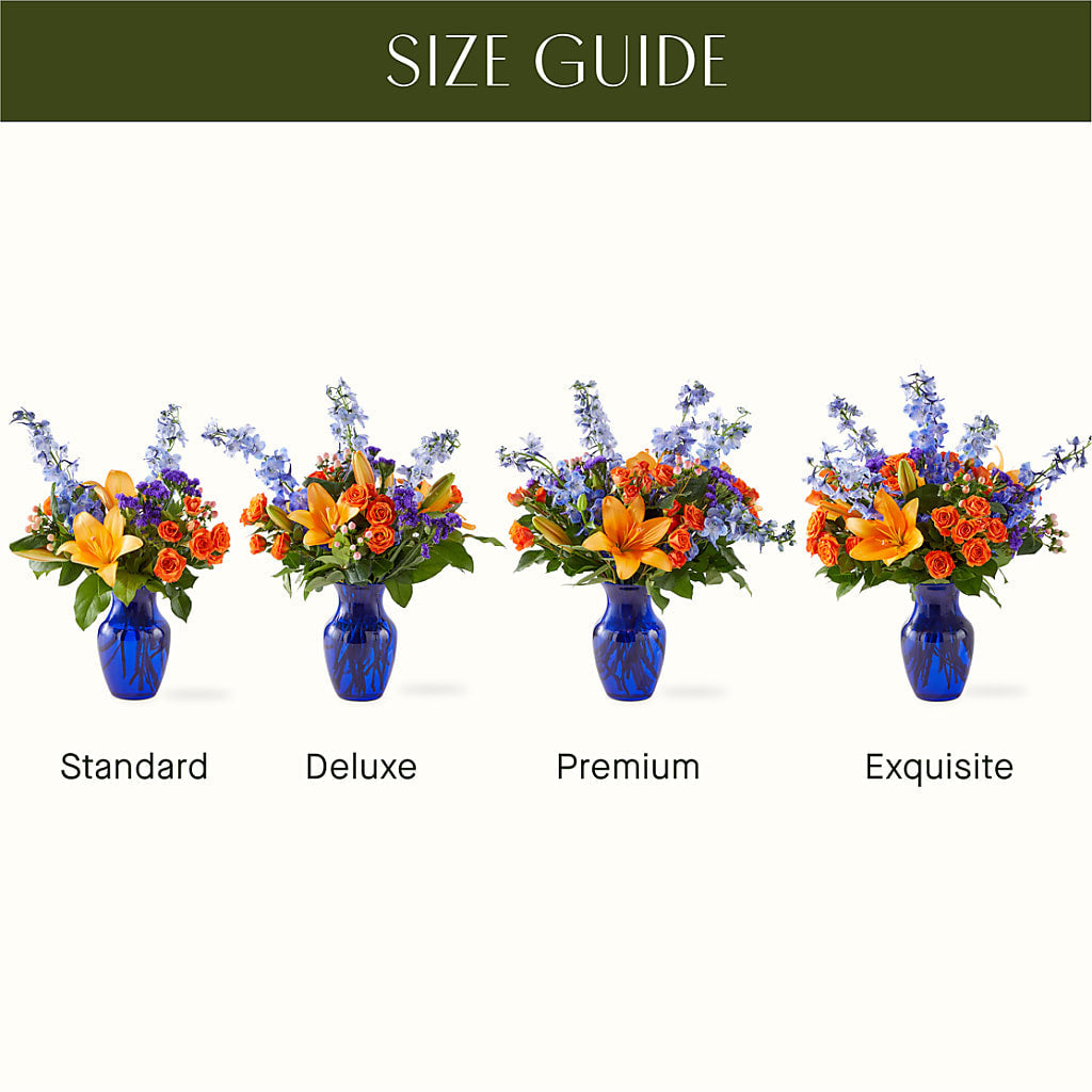 Radiant Citrus Bouquet –  Bath County Florist, Owingsville KY