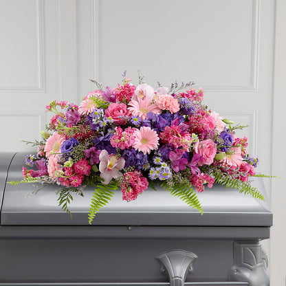Glorious Garden Casket Spray –  Bath County Florist, Owingsville KY