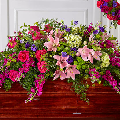 Radiant Tribute Casket Spray –  Bath County Florist, Owingsville KY
