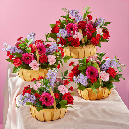 Pink Picnic Basket –  Bath County Florist, Owingsville KY