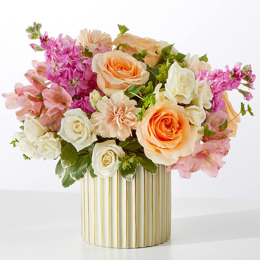 Paradise Bouquet with Ivory Vase –  Bath County Florist, Owingsville KY