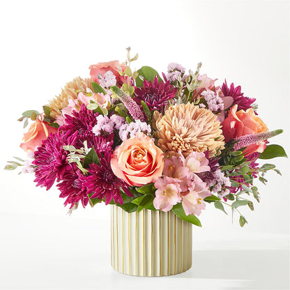 Berry Cobbler Bouquet with Ivory Vase –  Bath County Florist, Owingsville KY