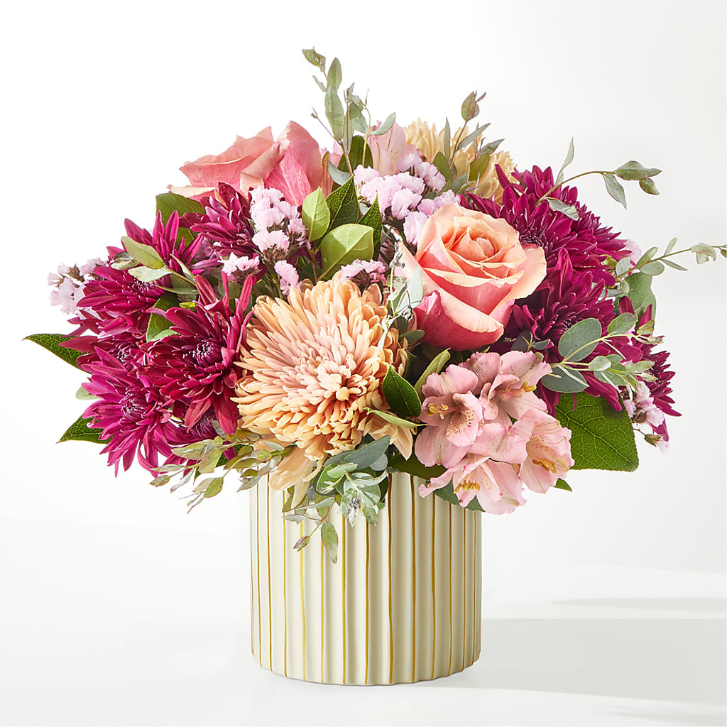 Berry Cobbler Bouquet with Ivory Vase –  Bath County Florist, Owingsville KY