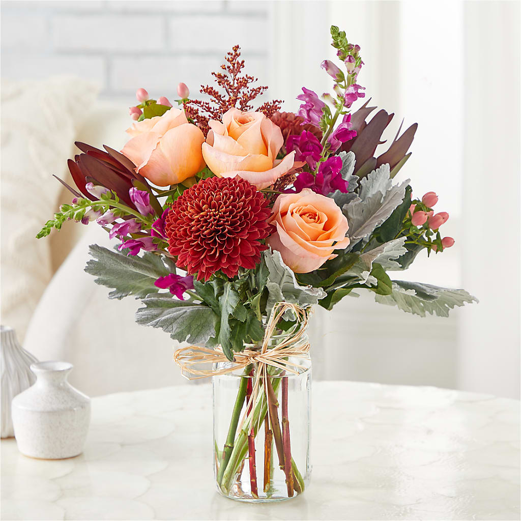 Moody Hues Bouquet –  Bath County Florist, Owingsville KY