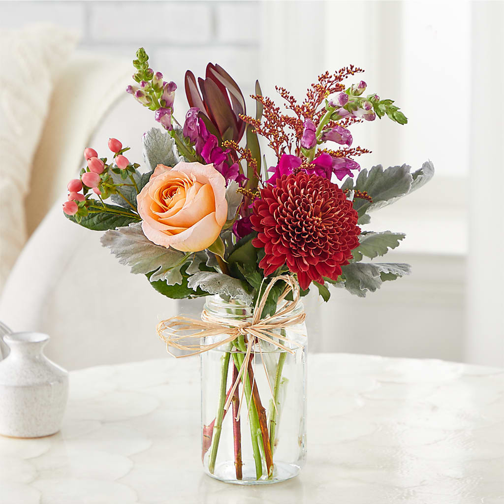 Moody Hues Bouquet –  Bath County Florist, Owingsville KY