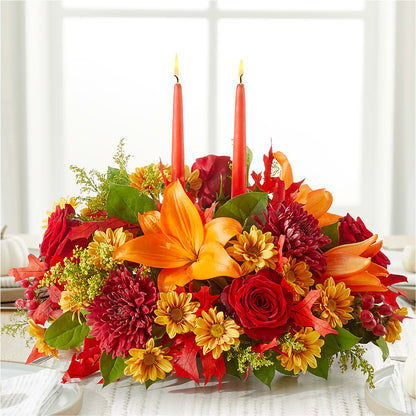 Autumn's Embrace Centerpiece –  Bath County Florist, Owingsville KY