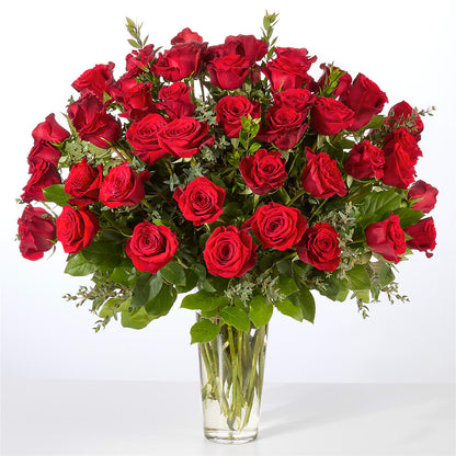 Forever Yours Fifty Stem Red Rose Bouquet –  Bath County Florist, Owingsville KY