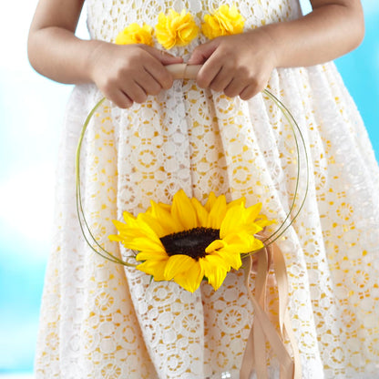 Sweet Sunshine Flower Girl Bouquet –  Bath County Florist, Owingsville KY